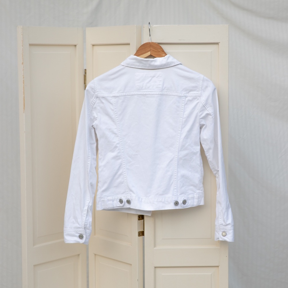 Gap White Denim Jacket - image 3